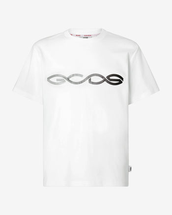 Reflective Print Logo Regulr T-Shirt | Men T-shirts White | GCDS Spring/Summer 2023